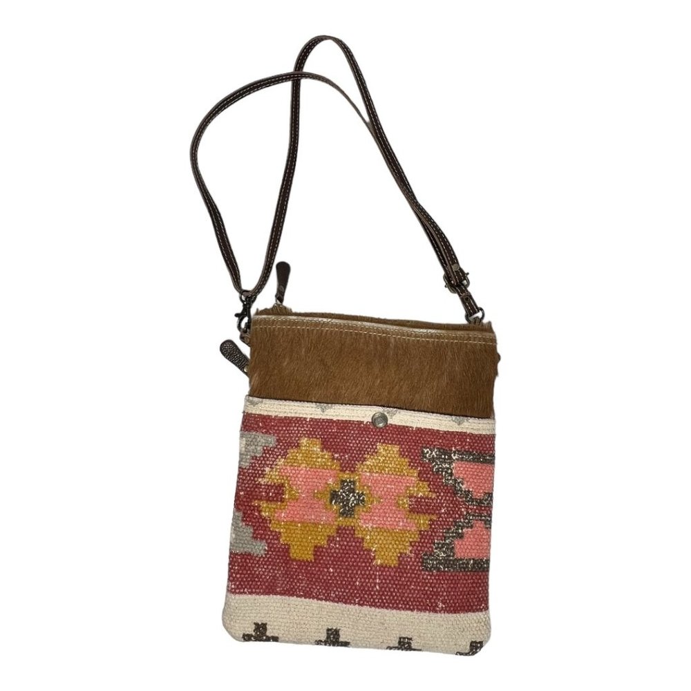 Mixed Materials Western Myra Bag